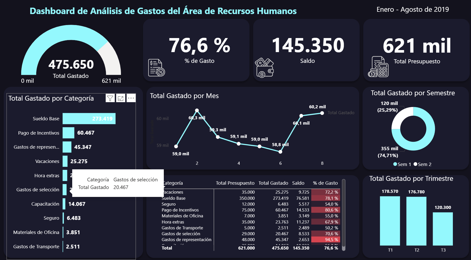 Budget Analysis Dashboard
